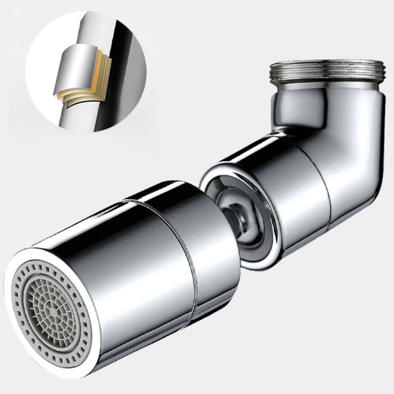 

Kitchen Faucet Sink Aerator Water Saving Universal 720 Rotatable Splash Filter 11UA
