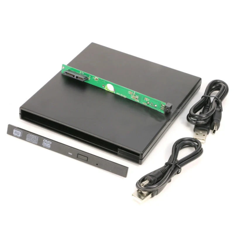 NIGUDEYANG Superslim External USB 2.0 Enclosure Case Caddy Adapter for Laptop CD/DVD Optical Drive 9.5mm 9.0mm SATA DVD ODD | Компьютеры и