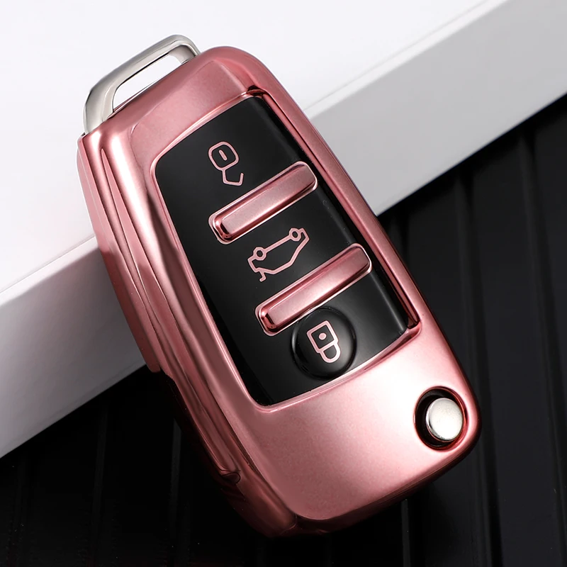 

Защитный чехол из ТПУ для автомобильного ключа Audi C6 R8 A1 A3 Q3 A4 A5 Q5 A6 S6 A7 B6 B7 B8 8P 8V 8L TT RS Sline
