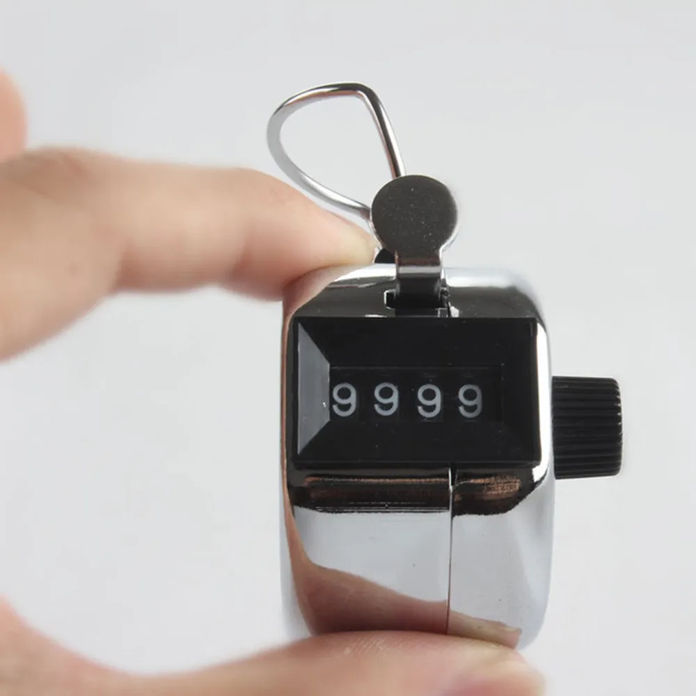 

Mini Digital Hand Tally Counter 4 Digit Number Manual Hand Held Tally Counter Manual Counting Golf Clicker 0-9999