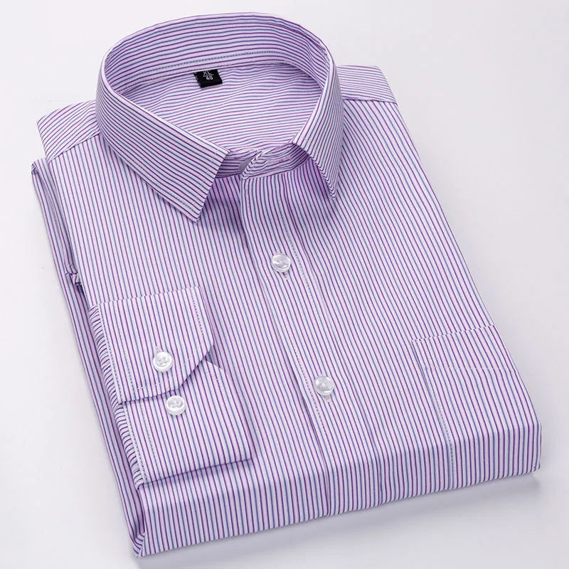 Рубашка мужская деловая с длинным рукавом повседневная мягкая удобная