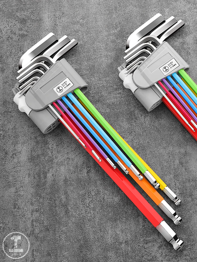 Набор шестигранных ключей, 12223456810 мм, 9p