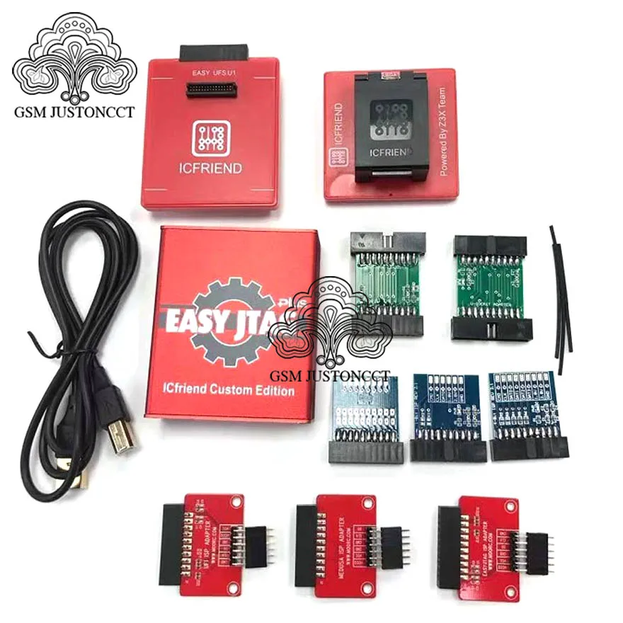 Новая версия 2020 легкий Jtag plus box Easy-Jtag + JTAG / UFI MEDUSA ISP адаптеры UFS 2 в 1 SOCKET | Мобильные