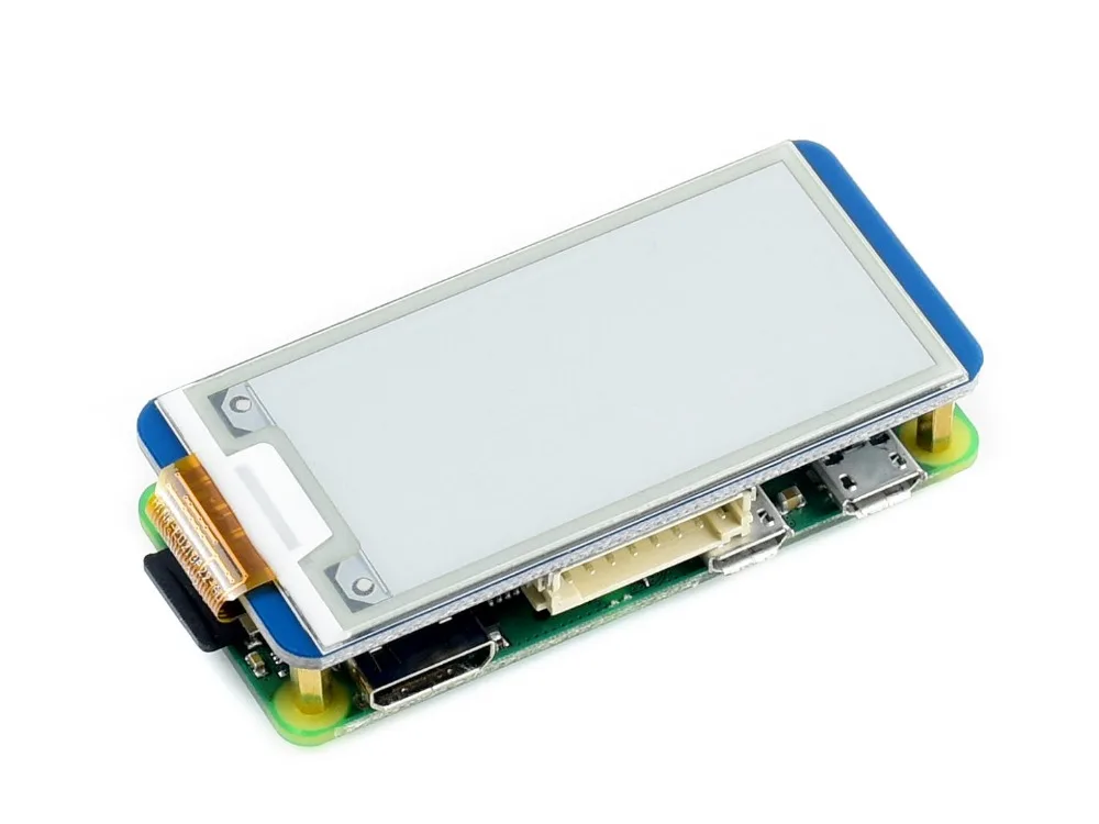 Waveshare 2,13 ''e-paper HAT, 250x122, 2,13 дюймовый E-Ink дисплей для RaspberryPi 2B/3B/Zero W, цвет: черный, белый, частичное обновление