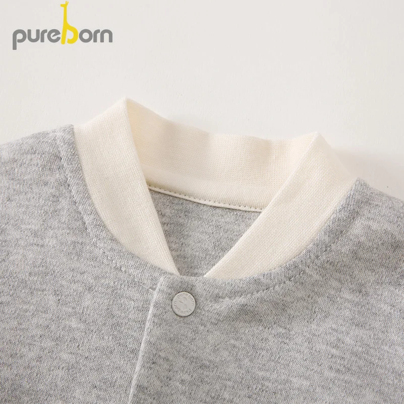 Pureborn/Одежда для новорожденных; унисекс; одежда для малышей; носки с изображением животных из мультфильма+ шапочка для маленьких девочек и мальчиков; хлопковая одежда для сна и игр