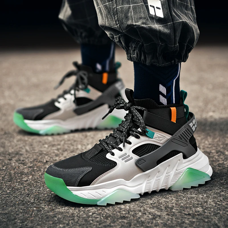 

Кроссовки мужские спортивные, повседневная обувь, роскошные, для ходьбы и бега, зимние