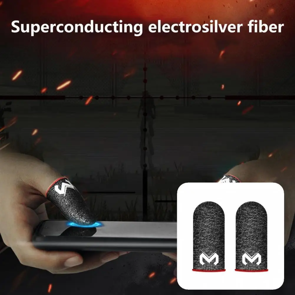 

Fingertips Sleeve Ultra-thin Finger Cover Sweat-proof Fine Workmanship High-quality Game Controller Finger Sleeve