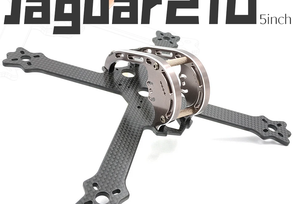 Квадрокоптер AlfaRC Jaguar 210 из углеродного волокна FPV frestyle True X, комплект рамы для радиоуправляемого дрона FPV Racing