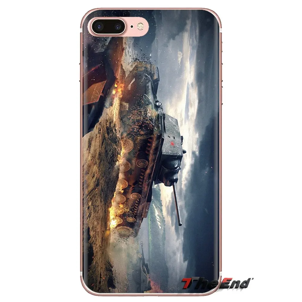 world of tanks game WOT art Logo For Samsung Galaxy S3 S4 S5 Mini S6 S7 Edge S8 S9 S10 Plus Note 3 4 5 8 9 Silicone Shell Covers |