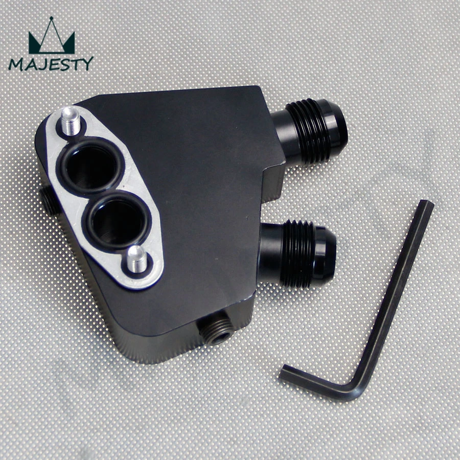 Адаптер двигателя масляного радиатора для LS1 LS2 LS3 командового VT VX VY VZ VE 5 7 л|oil cooler