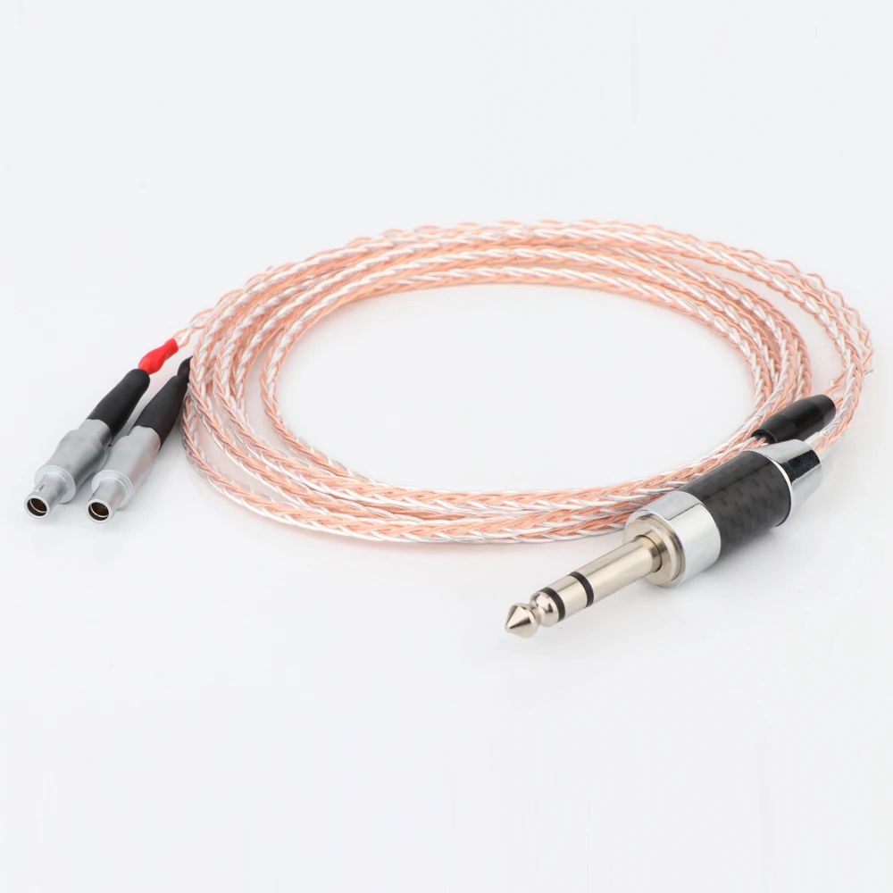 

Preffair 6.35mm 4pin XLR Balanced Male 8Cores 7N OCC Single Crystal Copper Headphone Upgrade Cable for HD800 HD800S Headphone