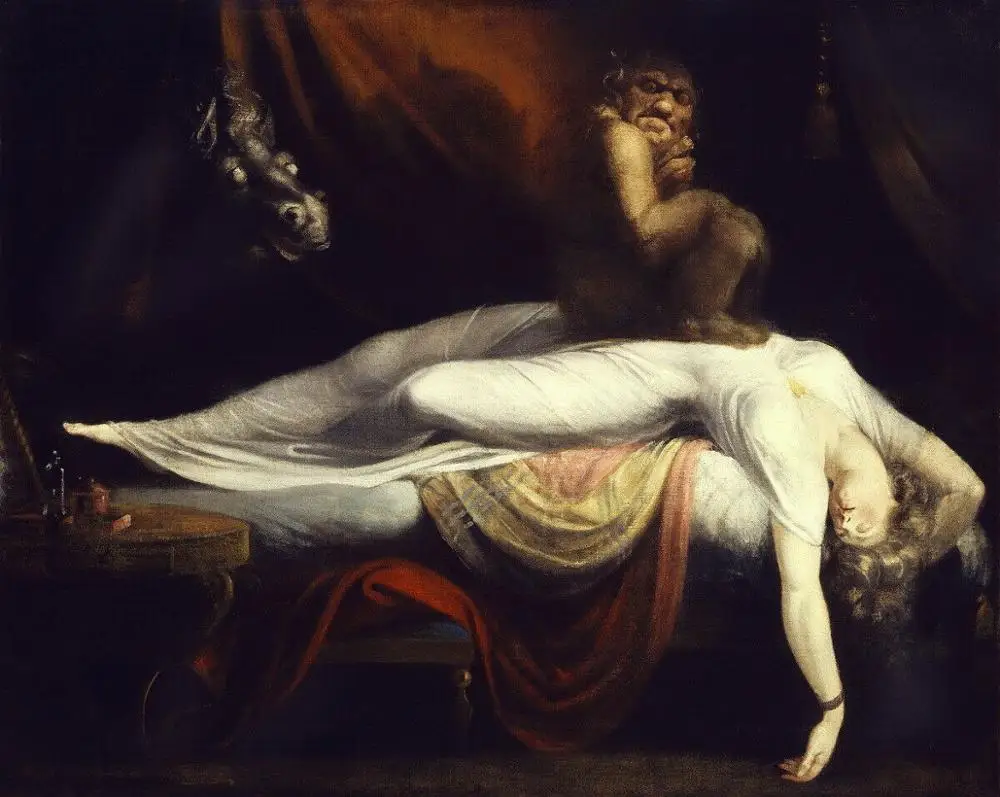 

Henry Fuseli The Nightmare Giclee canvas art Prints Wall Art For Living Room Bedroom Decor