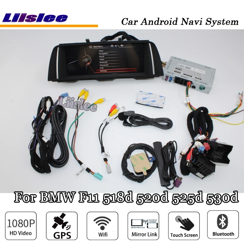 Мультимедийная система на Android 10 25 дюйма для BMW F11 518d 520d 525d 530d 2009 ~ 2016|Автомагнитолы|