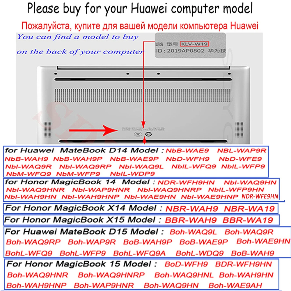 for huawei matebook d14 d15 15 6 inch mate book d 14 d 15 protective cover honor magicbook 14 15 case new 2021 laptop case free global shipping