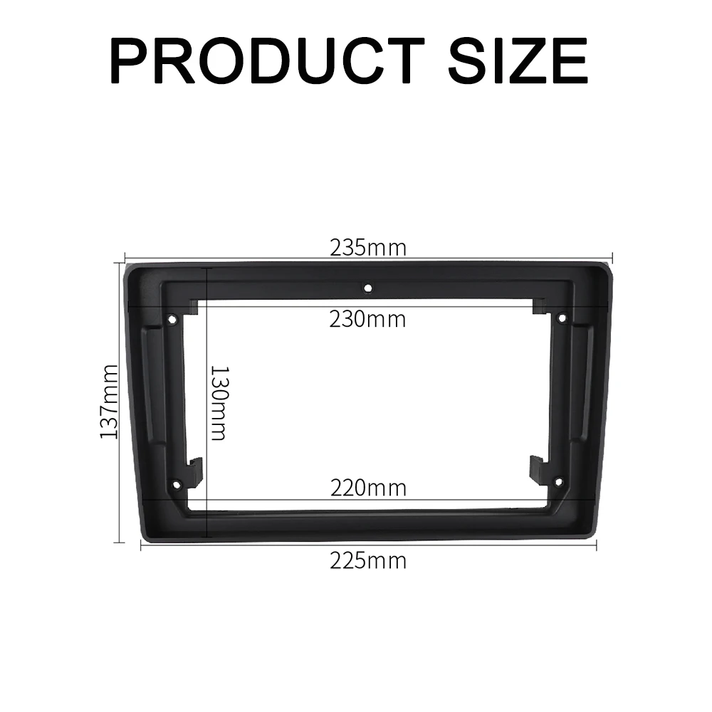 Радиооблицовка для AUDI A4 2002 2008 9 дюймов комплект креплений стереопанели DVD GPS рама