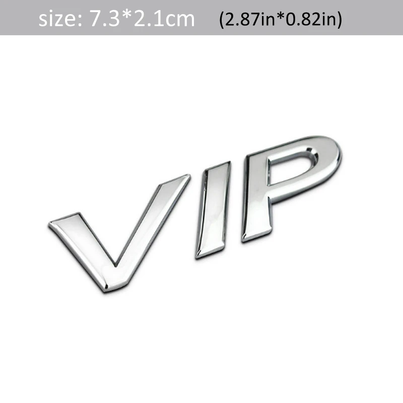 1 шт. 3D металлический vip автомобиль боковое крыло задний багажник эмблема значок