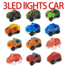 Детские игрушки для мальчиков, волшебный электромобиль с 3 светодиодный лампами