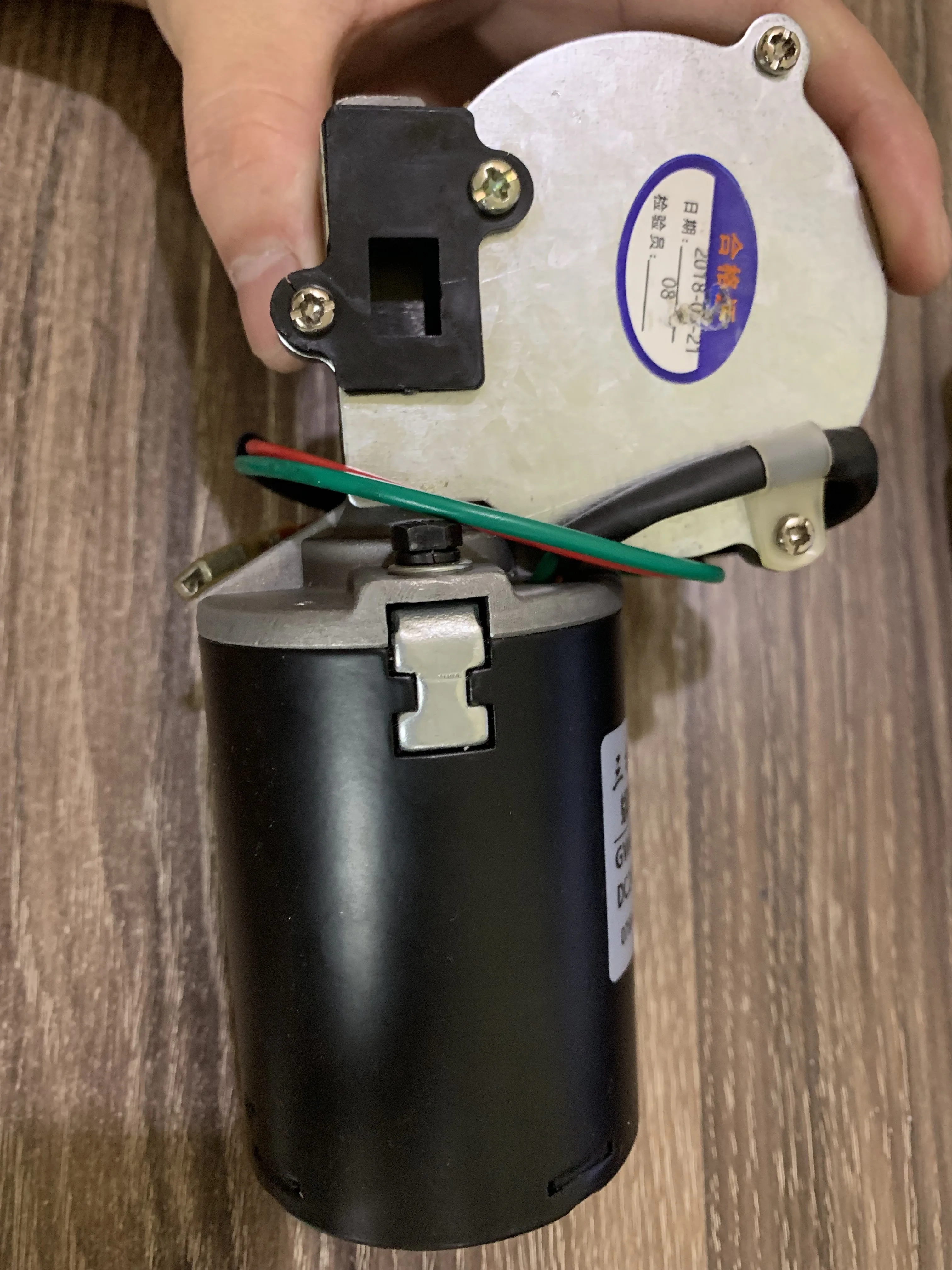 Мотор редуктор червя с левой стороны 24 В 30 об/мин 52 100 об/мин|motor awning|motor cctvmotor lens |