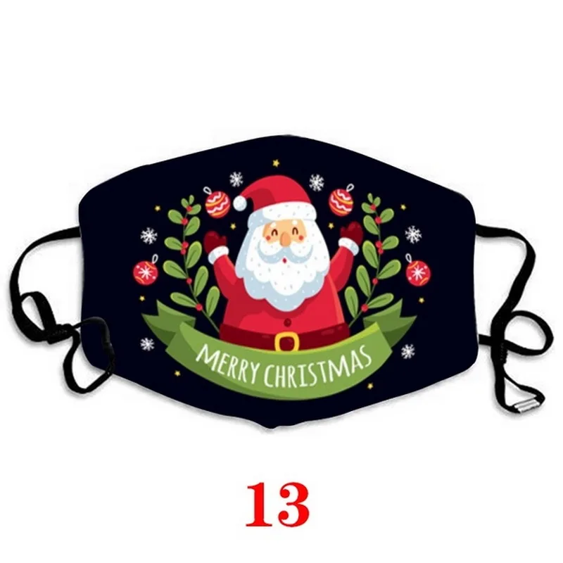 

Cotton Face Adult Christmas Printed Masker Are Washable And Filterable Mouth Caps Fashion Mouth Caps Adjustable Mascarillas