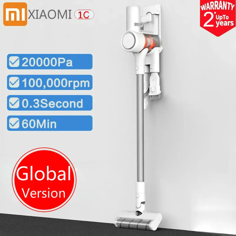 Ручной пылесос Xiaomi mijia 1c mi 120 Вт с циклонным фильтром|Пылесосы| |