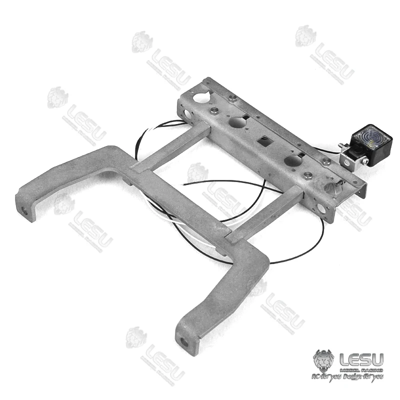 LESU металлическая стойка с фиксированной проволокой и прожектором для TAMIYA 1/14 RC DIY