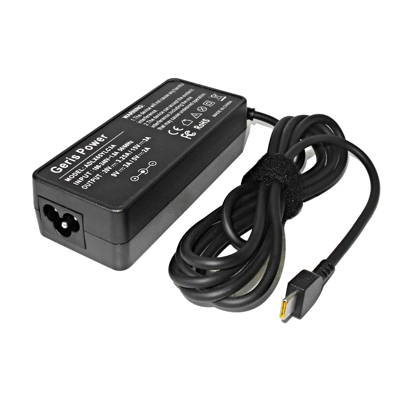20V 3.25A 65 Вт USB-C Type-C Ноутбук Ac адаптер питания зарядное устройство для ноутбука Lenovo