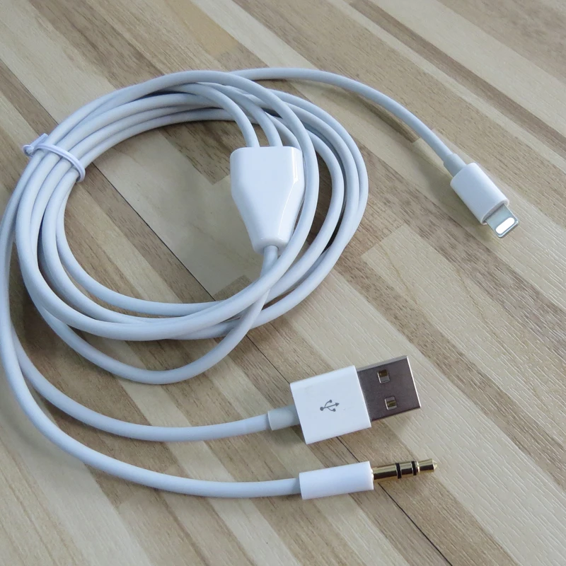 2 м 6 футов 8 контактов до 3 5 мм разъем Премиум вспомогательный аудио и USB-кабель для