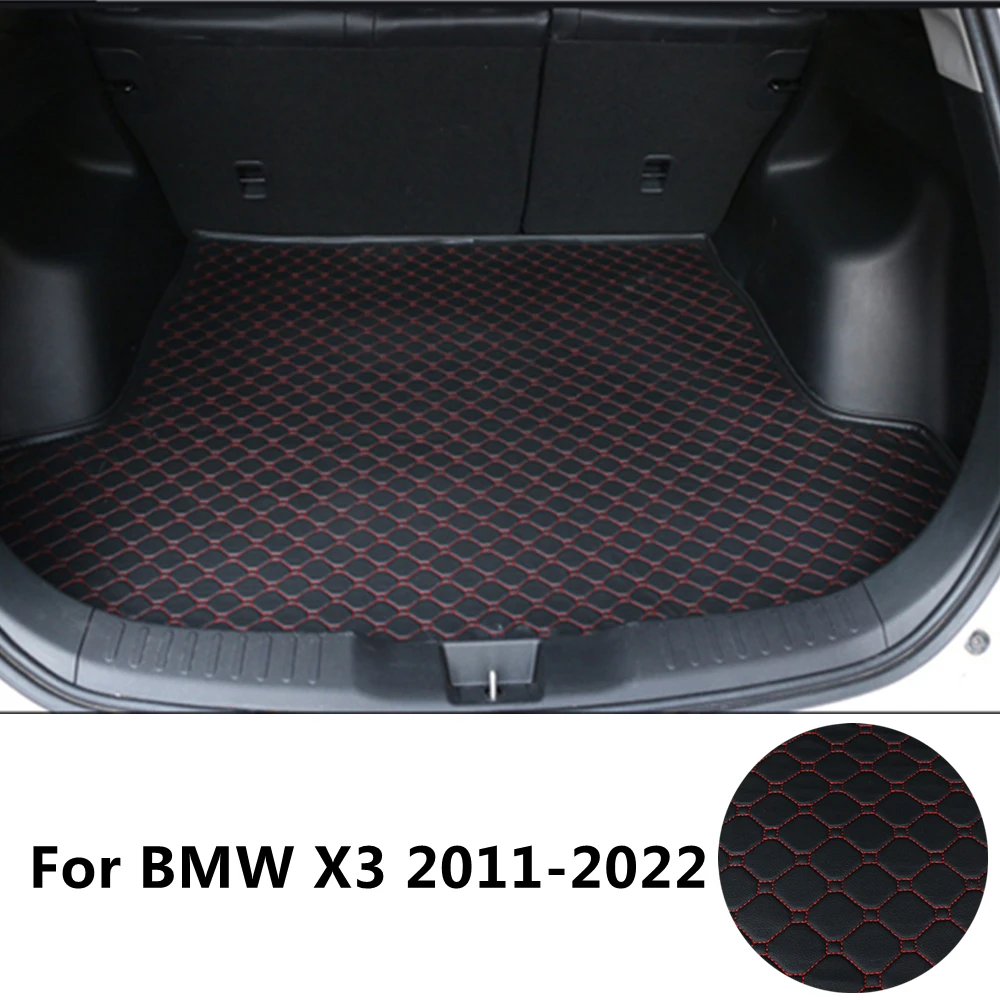 

Плоский боковой коврик для груза для BMW X3 (2011-2022) 2012-13-14-15-16-17-18-19-2020 специальные коврики для багажника автомобиля водонепроницаемые коврики дл...