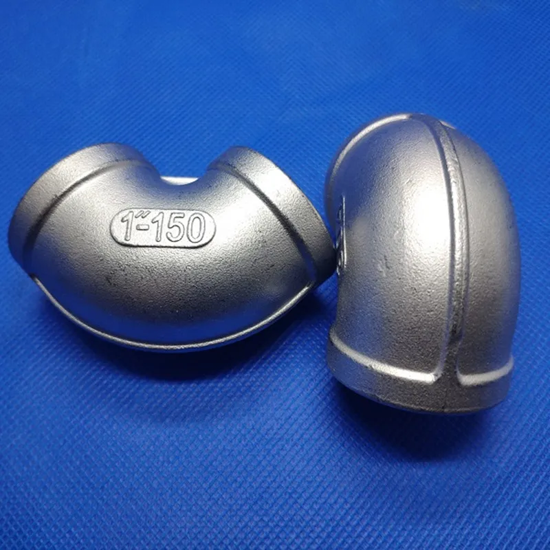 1/4 &quot3/8&quot 1/2 &quot3/4&quot 1 &quot1-1/4&quot 1-1/2 &quotBSP локоть под углом 90 градусов из нержавеющей
