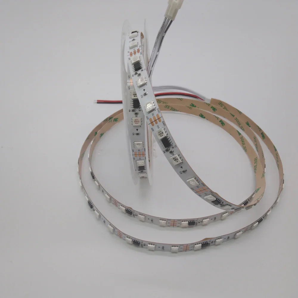 SM16703 WS2811 Addressable Rgb Led Strip 60 leds/M 12V digital 5050 programable 5M Smart Pixel Led Tape for led madrix project