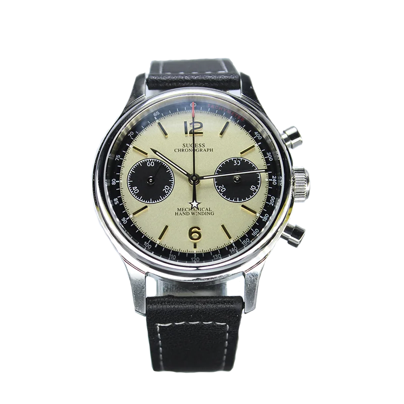 Панда Чайка движение st1901Chronograph Мужские механические наручные часы сапфир 1963