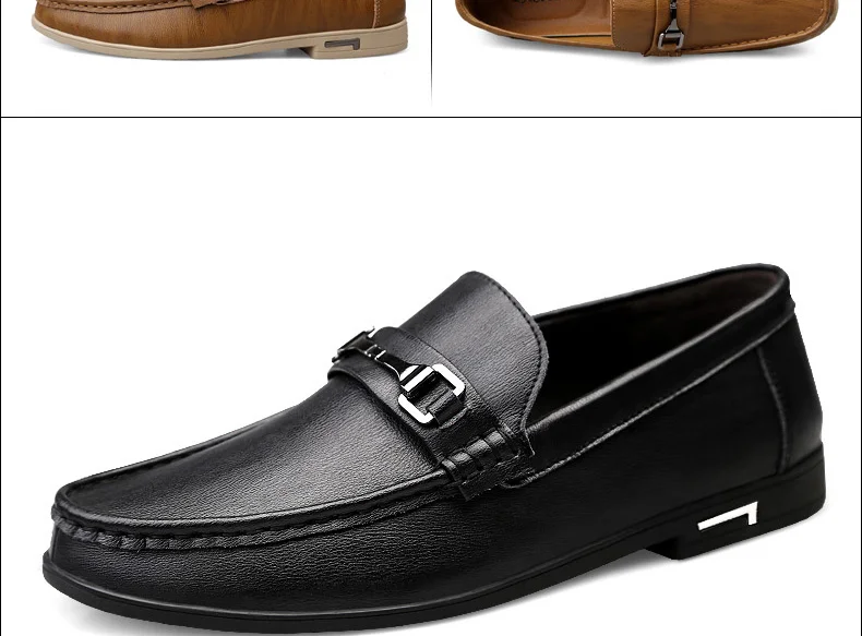 Роскошная обувь; мужские лоферы из натуральной кожи; сезон весна-осень; zapatos de hombre mocasines cuero; повседневные мужские лоферы без застежки; горячая распродажа
