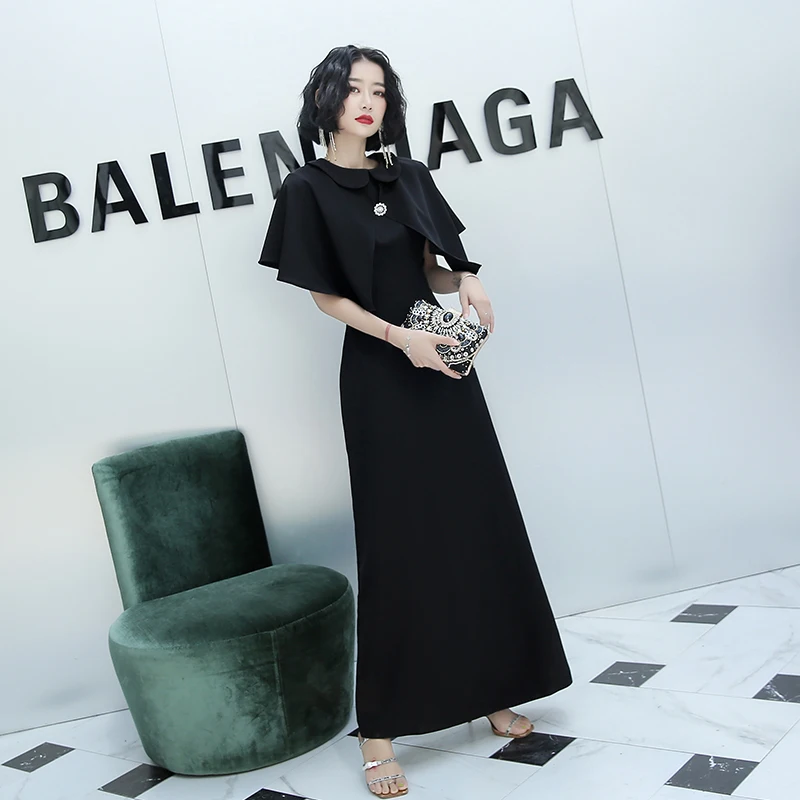 Новинка вечернее платье большой размер 3XL накидка рукав женское китайское