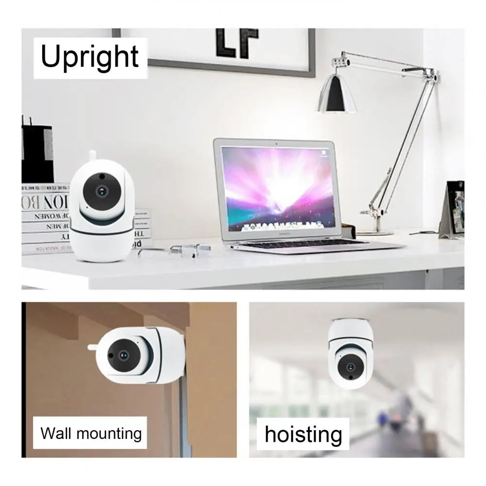 

Wifi IP Camera 720P Auto Tracking Home Security Camera Night Vision Two Way Audio Wireless CCTV Surveillance Cameras Built-in Mi