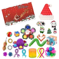 24pcs gadget toy bag mystery box coming calendar surprise christmas gift box release pressure simple 2022 childrens novel toy