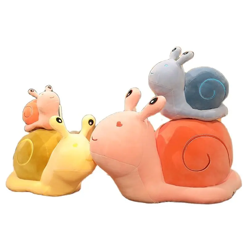 

20/30/45/60cm Snails Plush Toy Stuffed Animals Cute Cartoon Snail Soft Doll Pillow Kids Home Decor Toys Birthday Christmas Gift