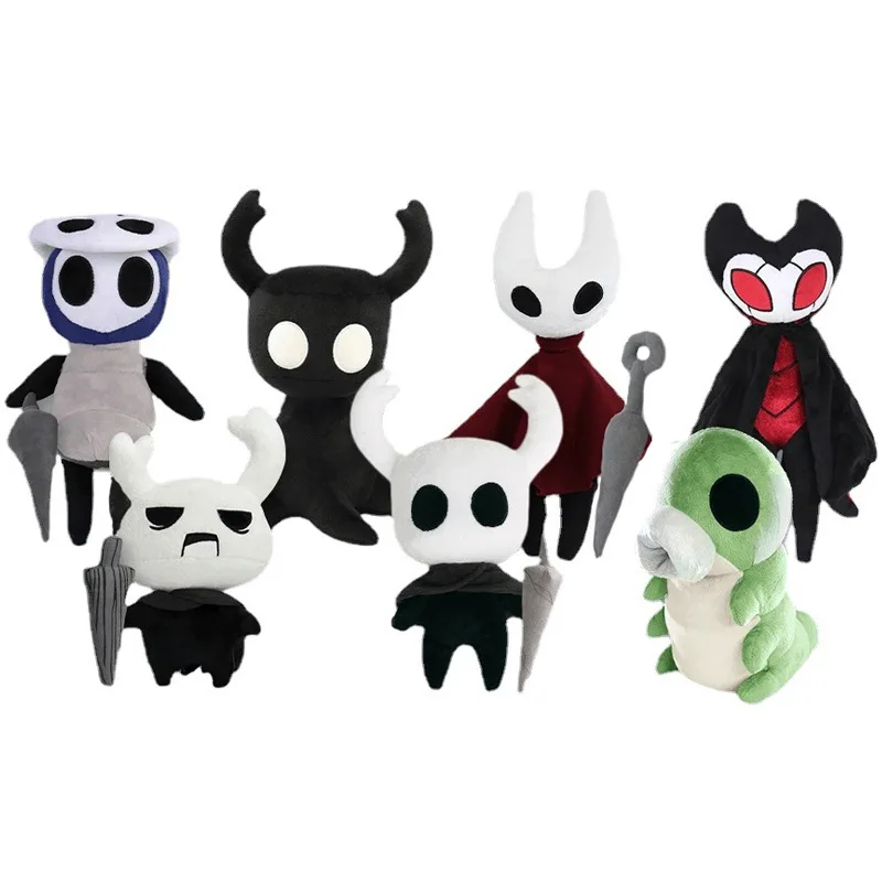 Juego de caballeros huecos de 30 cm, mu&ntilde;eca circundante de Anime, juguetes de peluche-0