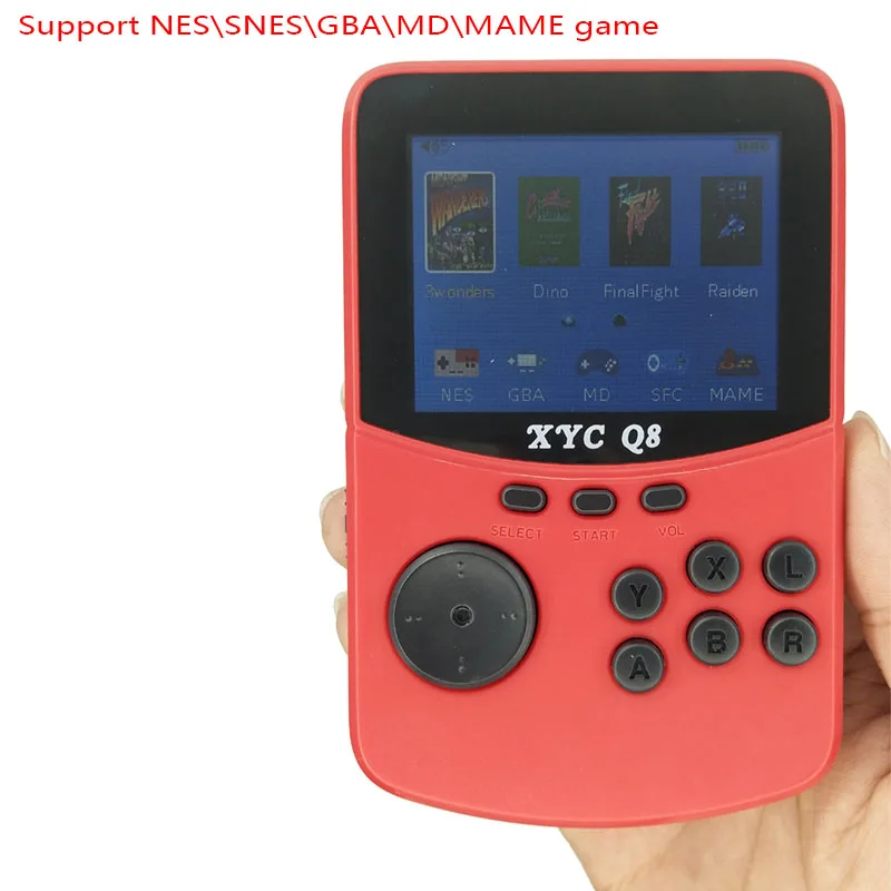 Handheld Retro Game Console for NES\MAME\MD\GBA\SFC Open Source Arcade Progress Save/Load 512M\64G TF card External Player | Электроника