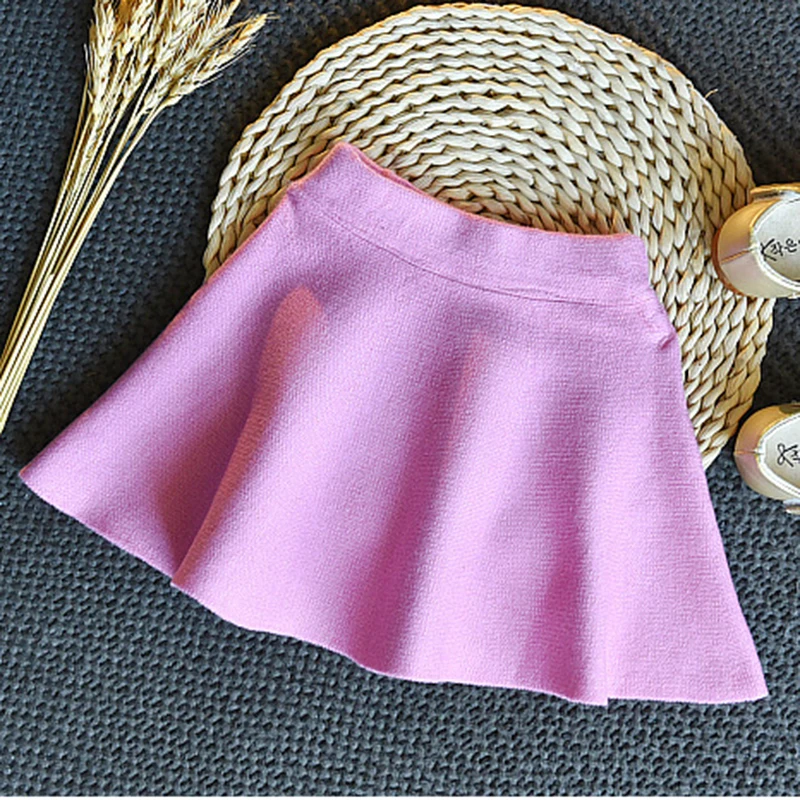 

Infant Baby Girls Long Sleeve Knitted Loving Heart Sweater + Skirt Clothing Sets New 2020 Autumn Kids Girl Suit Clothes