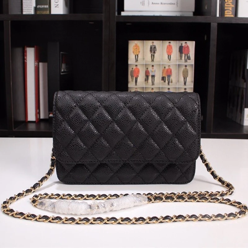 

Роскошная сумка woc, модная простая Высококачественная женская сумка-мессенджер на плечо из мягкой овечьей кожи с цепочкой