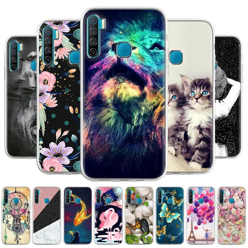 cute phone case for infinix zero 8 case silicone funda on infinix note 8 7 hot 10 9 play s5 lite smart 4c soft cover clear shell free global shipping