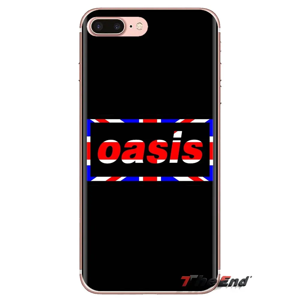 Для samsung Galaxy S2 S3 S4 S5 MINI S6 S7 edge S8 S9 Plus Note 2 3 4 5 8 Coque Fundas Oasis rock Band прозрачный мягкий чехол