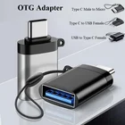 Переходник OTG с USB на Type-C, переходник с USB C папа на USB 3,0 мама для iPhone, Macbook, Xiaomi, Samsung