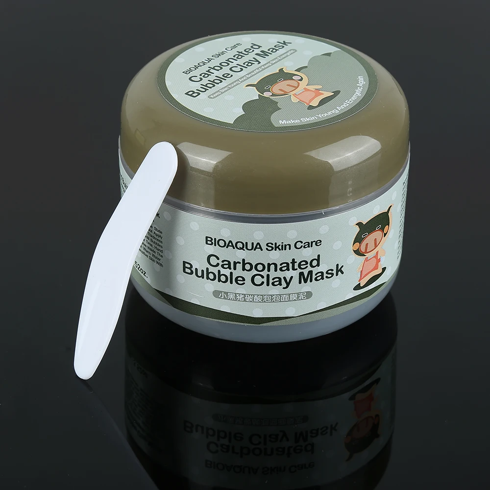 1pcs little Pig Pigskin Collagen Nourishing Mask Bioaqua Skin Care Sleep Treatment Whitening Bubble Carbonate Mud |