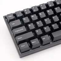keypro monochrome whiteblack double shot two color font pbt keycap for wired usb mechanical keyboard cherry mx switch