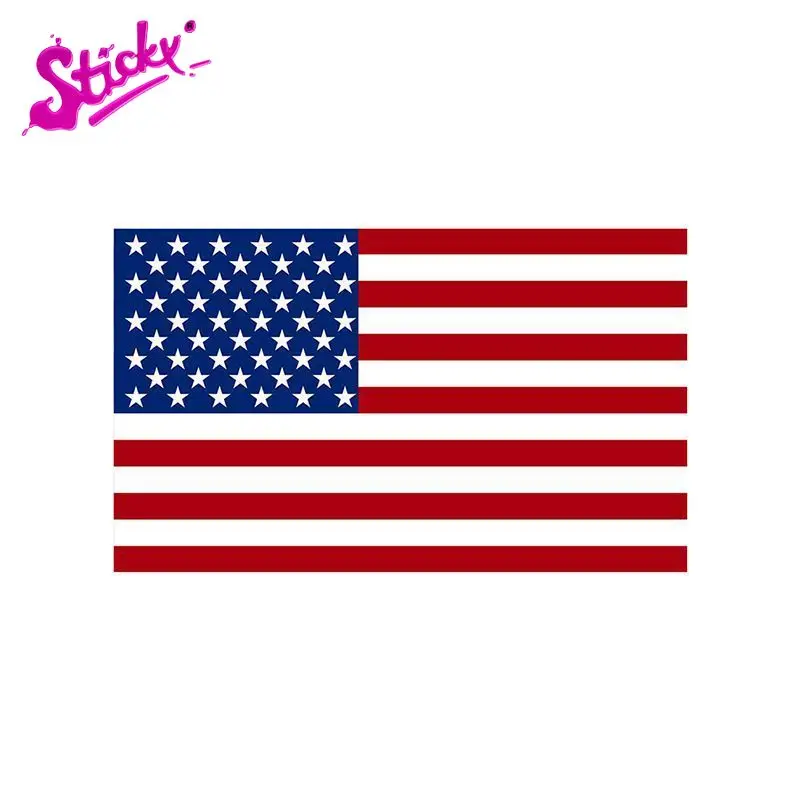 

STICKY USA United States of America American US Map Flag Decal Car Truck Boat Decal Laptop Graphics Car Sticker