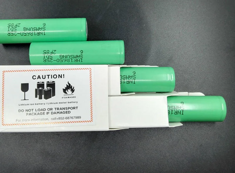 LOCXH INR1865025R 20A 18650 2500 мА/ч, разрядный литий батареи электронные сигареты Батарея 18650 2500 25R