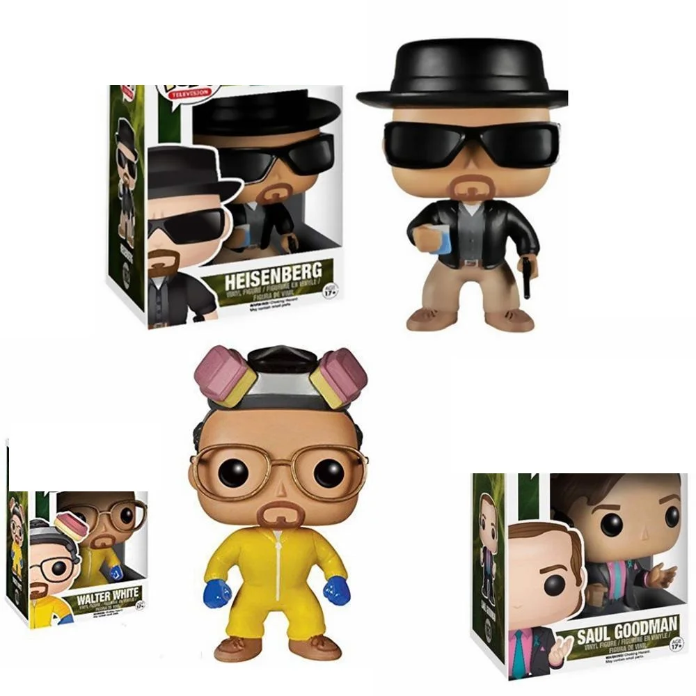 Фигурки из винила FUNKO Television Breaking Bad HEISENBERG #162 SAUL GOODMAN 163 # Уолтер Уайт 160