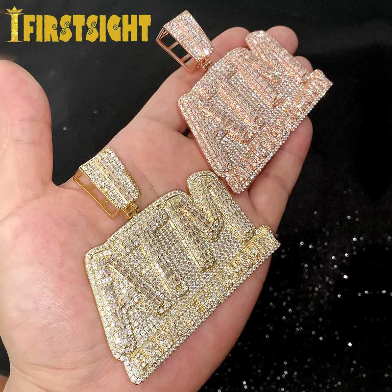 Новые сверкающие мужские ожерелья-Банкоматы украшенные драгоценными камнями