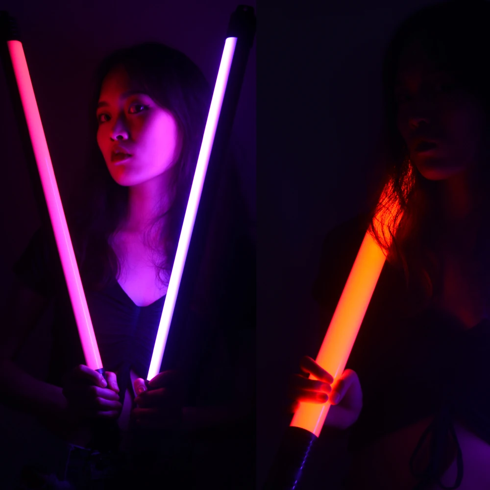 

40W 120cm LED Video Light photography LED lamp handheld RGB Adjustable 3200K-5500K Remote control LED light bar with bag